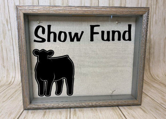 Personalized Show Heifer Fund Box