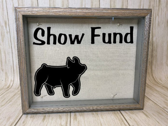 Personalized Show Pig Fund Box