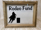 Personalized Barrel Racer Fund Box