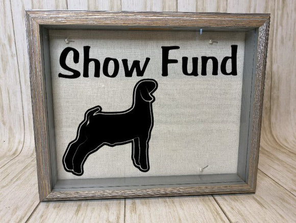 Personalized Show Goat Fund Box