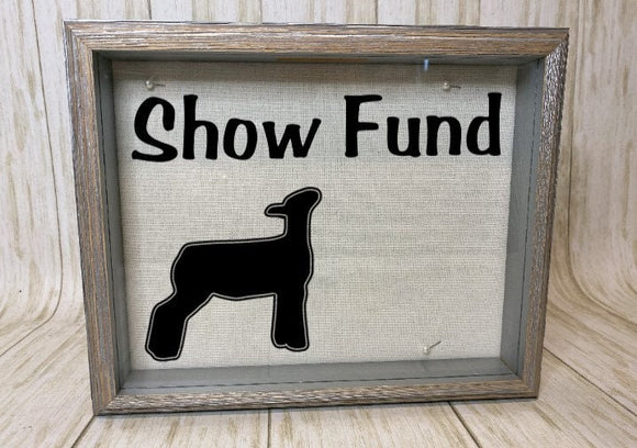 Personalized Show Lamb Fund Box