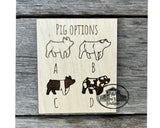 Show Pig Custom Engraved Catch All Tray