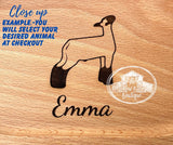 Show Chicken Custom Engraved Catch All Tray