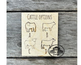 Show Steer or Heifer Custom Engraved Catch All Tray